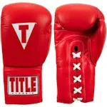 Title Classic Leather Lace Training Gloves 2.0 - Lace Up Boxing Glove, Boxing Competition Gloves, Boxing Sparring Gloves, Boxing Training Gloves, Boxing Bag Gloves, Boxing Gloves