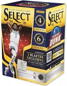 2020-21 Panini Select NBA Basketball Blaster Box - Sealed