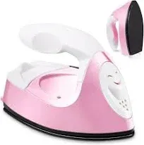 Mini Craft Iron Heat Press Portable Handy Pink 