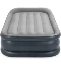 Intex Dura Beam Deluxe Pillow Rest Raised Air Mattress Built Pump