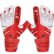 Sportout Youth Adult Goalie Goalkeeper Gloves,Strong Grip for The Toughest Saves