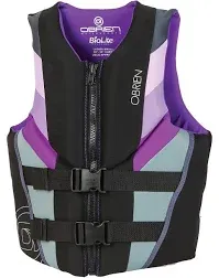 O'Brien Women's Focus Neoprene Life Jacket, Purple, Large