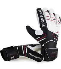 Goalkeeper gloves for youth and adults, strong grip Size 8 Sportout