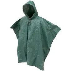 Frogg Toggs Ultra-Lite2 Waterproof Breathable Poncho, One Size for All, Green