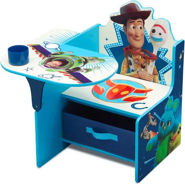 Toy Story 4 Kids&#039; Chair Desk with Storage Bin - Delta Children