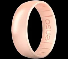 Enso Rings Classic Birthstone Silicone Ring – Unisex Wedding Engagement Band – Comfortable Breathable Band – 6.6mm Wide, 1.75mm Thick