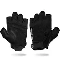 Power Gloves 3.0 - Durable Half Finger Weightlifting Gloves with Adjustable Wrist Closure, Breathable Leather Palm, Men's