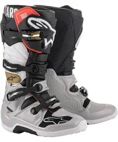 Alpinestars Tech 7 Boots - Grey/Red - 12