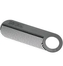 Chicago Comb Model 2 Carbon Fiber Anti-Static 4 Inches 10 cm Long Fine Tooth Pocket & Travel Comb