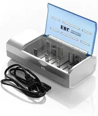 Ebl Smart Rapid Aa Aaa Charger for Aa Aaa 9v Rechargeable Batteries Ni-mh Ni-cd Rechargeable Batteries