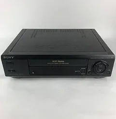 Sony SLV-675HF VCR 4 Head VHS Video Cassette Recorder Hi-Fi WORKS - no remote