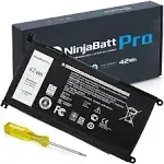 NinjaBatt Battery for Dell Wdx0r P69G Inspiron 13 15 5000 7000 5570 5567 7579 5578 5568 7569 5579 5565 7573 13 7378 5378 7368 5379 5368 7375 17 5767