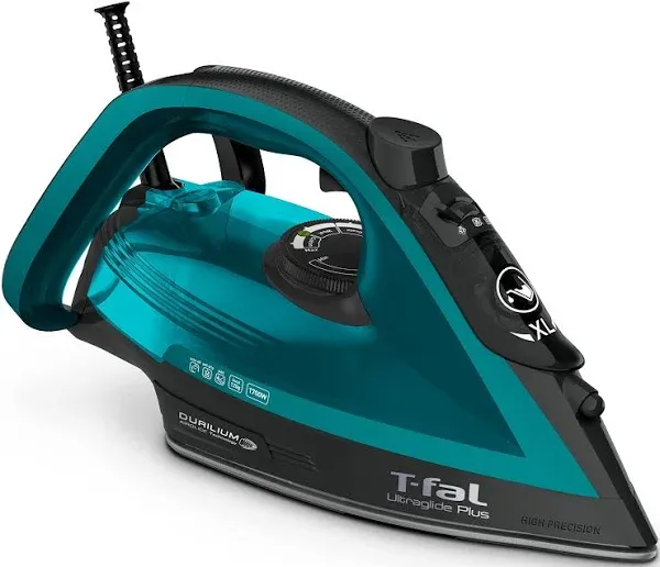 T-fal Ultraglide Plus Steam & Garment Iron with Durilium Soleplate, Teal