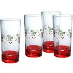 Pfaltzgraff Winterberry Cooler Glasses (Set of 4)