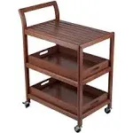 Albert Entertainment Cart Walnut - Winsome