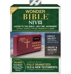 Wonder Bible NIV Talking Bible International Version with USB cable Rechargeable