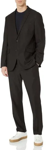 Kenneth Cole Reaction Men's Ready Flex Slim-Fit Suit - Black - 38S