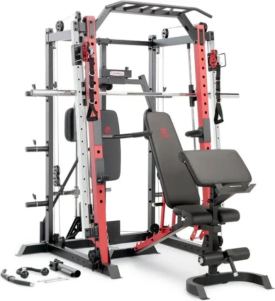 Marcy Smith Machine Cage System - Red/Black - Customizable Black and Red N/A