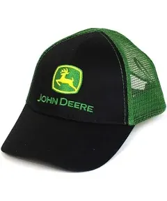 John Deere Boys' Embroidered Mesh Back Trucker Cap