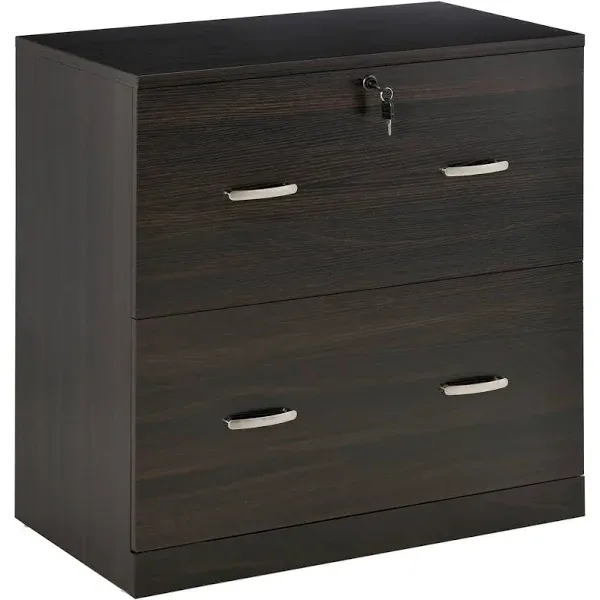 Vinsetto 2-Drawer File Cabinet with Lock and Keys