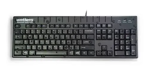 WetKeys Waterproof Professional-Grade Full-Size Keyboard