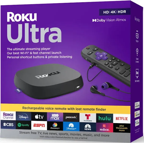 Roku Ultra 4K Streaming Player