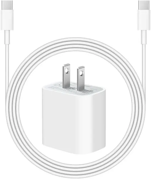 iPhone 15 Charger Fast Charging | 20W Apple iPad USB C Fast Charger | 2Pack 6ft