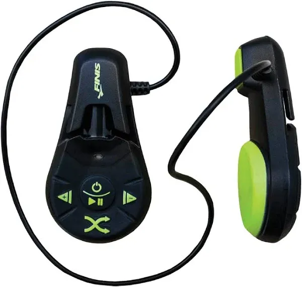 FINIS Duo Waterproof MP3 - Black / Acid Green