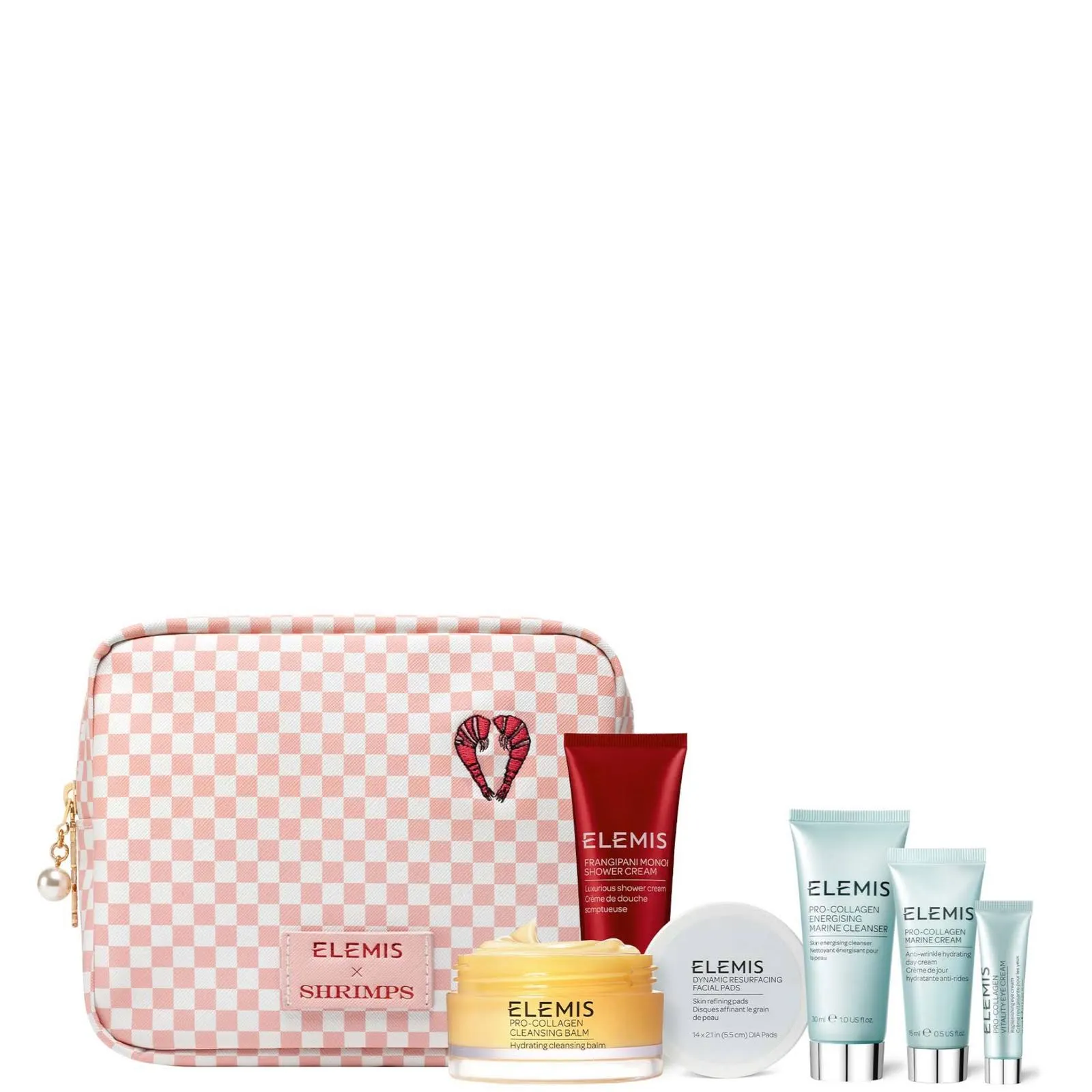 ELEMIS x Shrimps Travel Icons