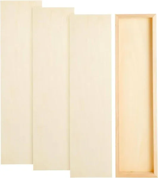 Bright Creations Unfinished Wood Panels for Painting, DIY, Crafts