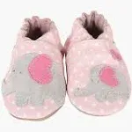 Robeez Little Peanut Shoes, Baby Girls - Pink 18-24 Months