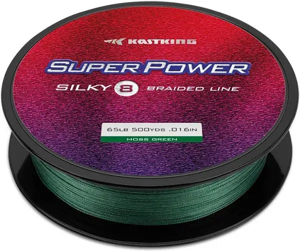 KastKing SuperPower Braided Fishing Line - Abrasion Resistant Braided Lines – Incredible Superline – Zero Stretch – Smaller Diameter – A Must-Have!