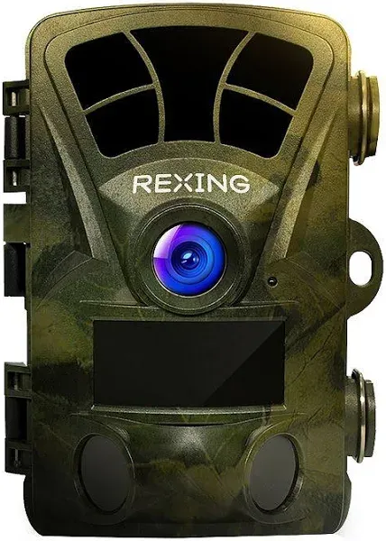 REXING Woodlens H2-4K Wi-Fi Trail Camera 20MP CMOS Motion Sensor NO STRAP!