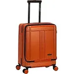 Rockland Tokyo 18" Polycarbonate Spinner Laptop Carry On, Orange