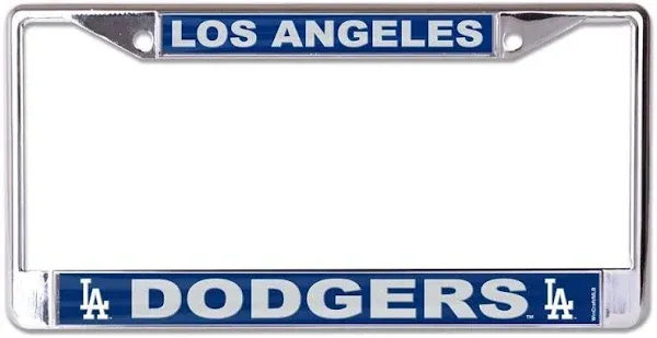 212 Main Los Angeles Dodgers Laser License Plate Frame