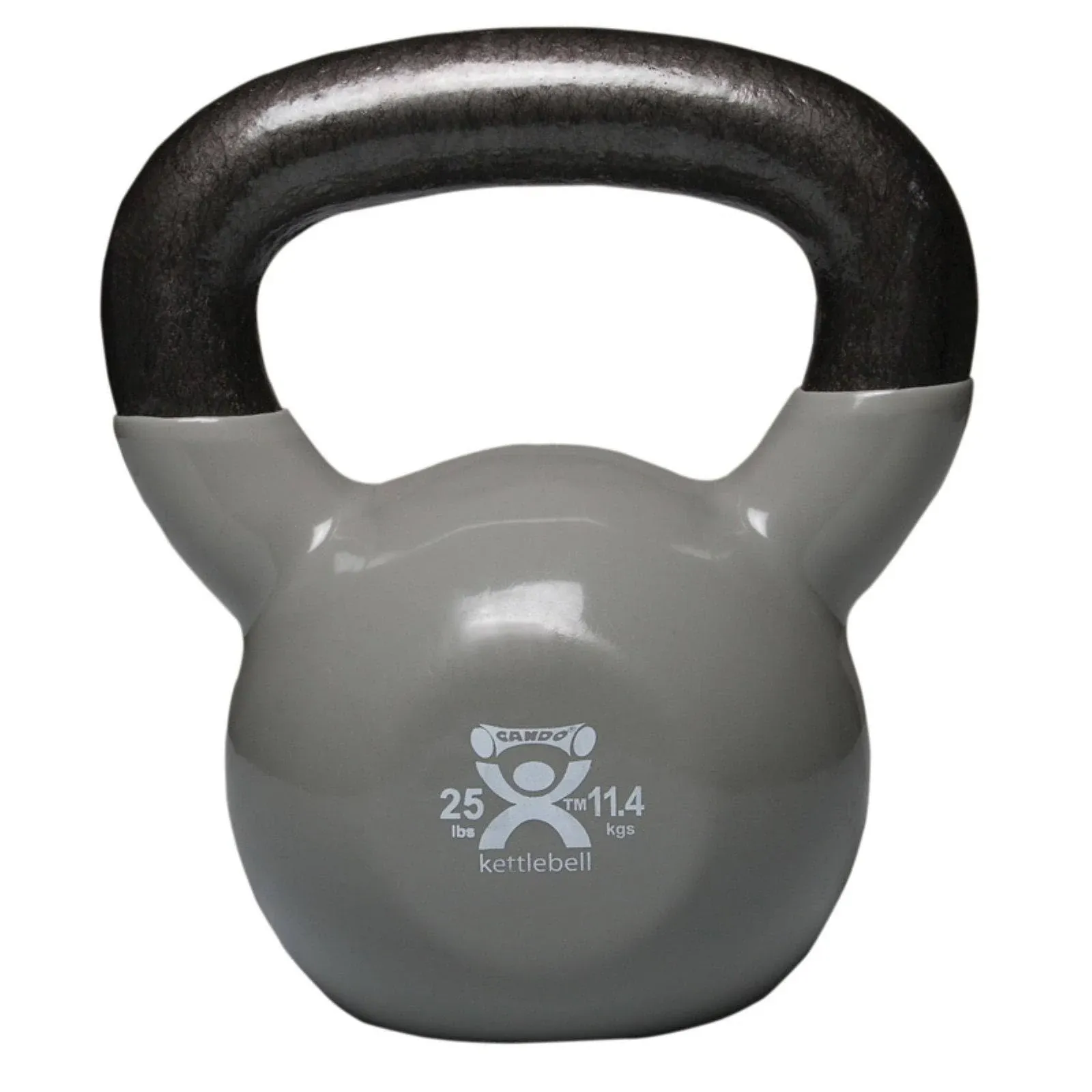 CanDo 30 lbs Vinyl Coated Kettlebell, Gold