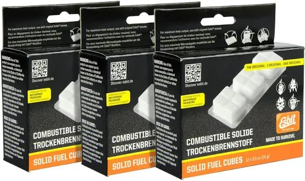 Esbit 1300-Degree Smokeless Solid Fuel Tablets