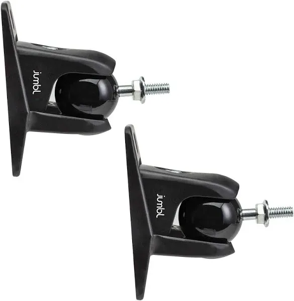 SINSB7B ProGrip Ultra Stainless Steel Speaker Wall Mount Bracket Black, Pair ...