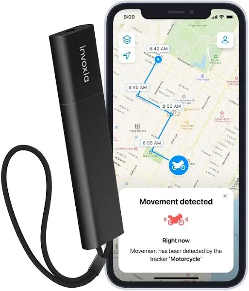 GPS Tracker PRO - Real-Time Location - No Included Subscription - for Cars, Motorcycles, Bicycles, Children - Motion and Tilt Alerts - 4G LTE-M Network - Up to 3 Months of Battery Life