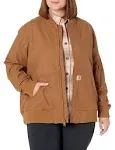 Carhartt Women's Rugged Flex Relaxed Fit Canvas Jacket | Brown | 2x