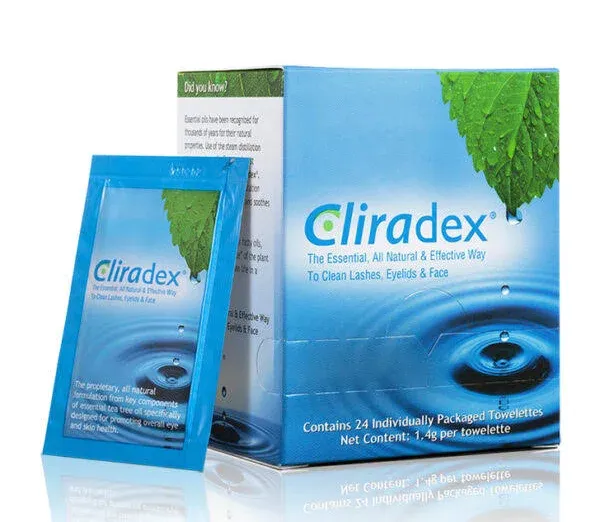 Cli Radex Eye Lid, Eyelash, and Facial Cleansing Towelettes