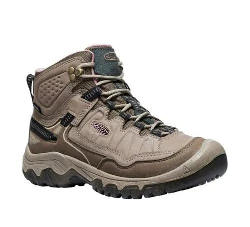 KEEN Outdoor Women's Targhee IV Waterpoof Hiking Boots, Brindle/ Rose, 7.5W - 1029017-7.5W | Blain's Farm & Fleet