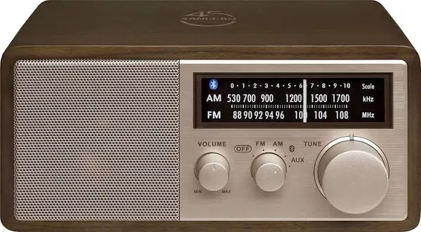 Sangean WR-16SE WR-16 45th Anniversary Special Edition AM/FM Wooden Cabinet Radio with Bluetooth