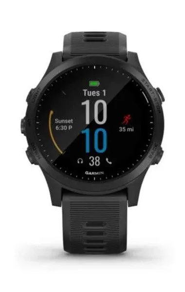 Garmin Forerunner 945 GPS Watch - Black w/Black Band