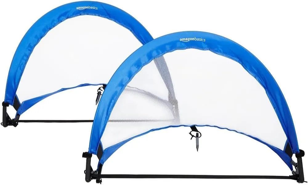 Amazon Basics - Pop-Up Goalset with Carrying Bag  