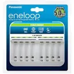 Panasonic eneloop 8 Cells Charger Smart Rechargeable AA AAA batteries BQ-CC63