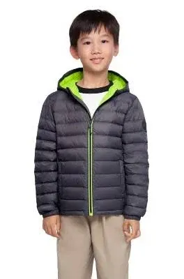 Rokka&Rolla Boys' Ultra-Light Packable Down Jacket