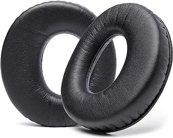 WC Replacement Ear Pads for Sony MDR-RF985R RF970 RF970RK RF960RK RF960R RF925RK MDR-DS6500 Headphones | Softer Leather, Luxurious Memory Foam, Added Thickness, Enhanced Noise Isolation | Black