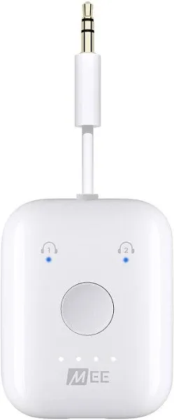 MEE Audio Connect Air in-Flight Bluetooth Wireless Audio Transmitter for AirPods & Headphones