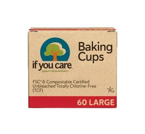 If You Care Baking Cups - Brown 2.5 Inch - Case Of 24 - 60 Count